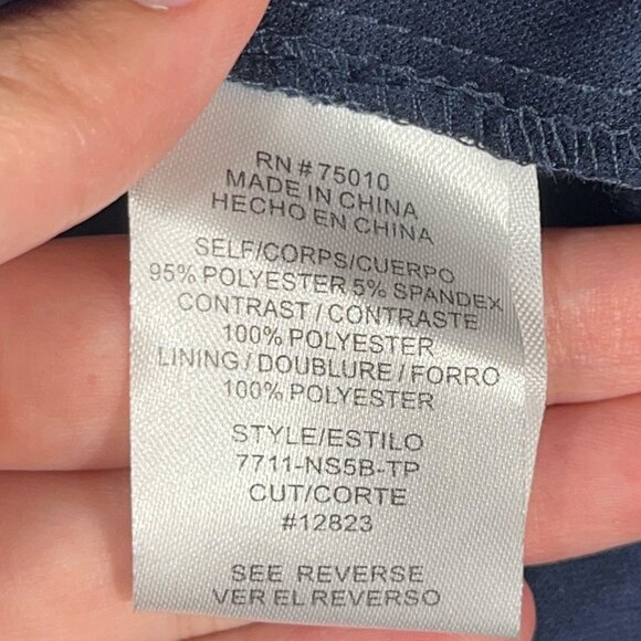 City Triangles Juniors High Low Y2K Dress Size 1 Navy Blue Party Event HOCO Gala - Picture 6 of 8